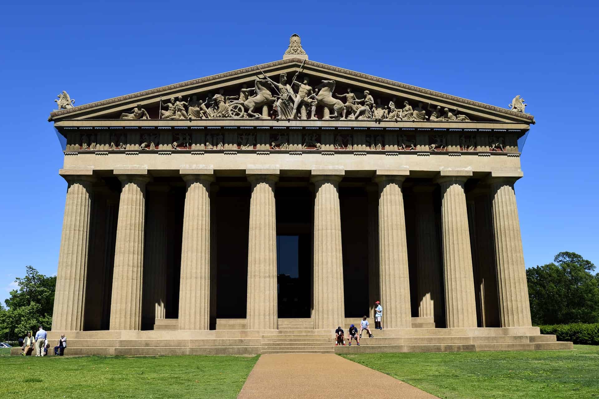 The Parthenon in Nashville, USA.